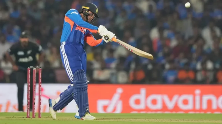 Abhishek Sharma hit eight of India's 14 sixes in the Nagpur T20I against New Zealand